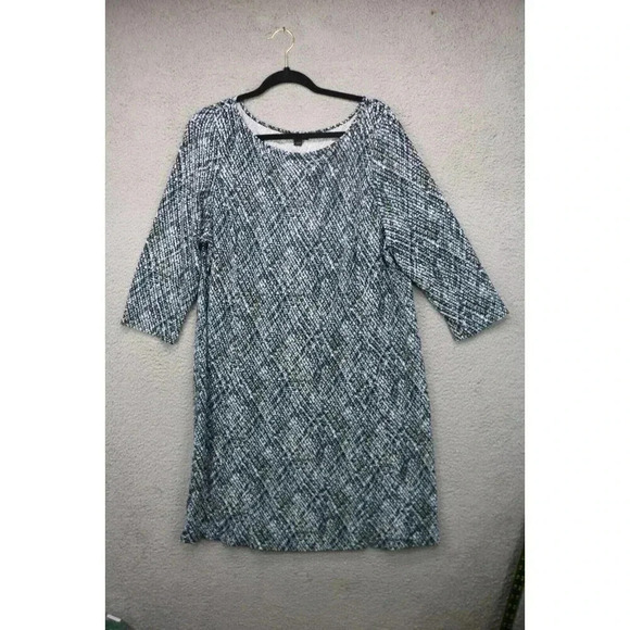 J. Jill Wearever 3/4 Sleeve Midi Dress-Size Large - Picture 1 of 8